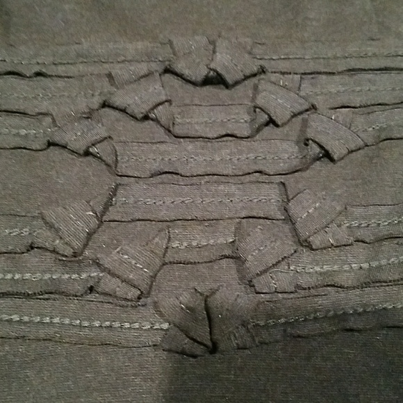 Max Studio 3/4 sleeve a-line navy dress S - Picture 4 of 4